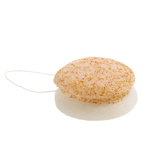 KONJAC SPONGE VISO "NOCE" 2in1