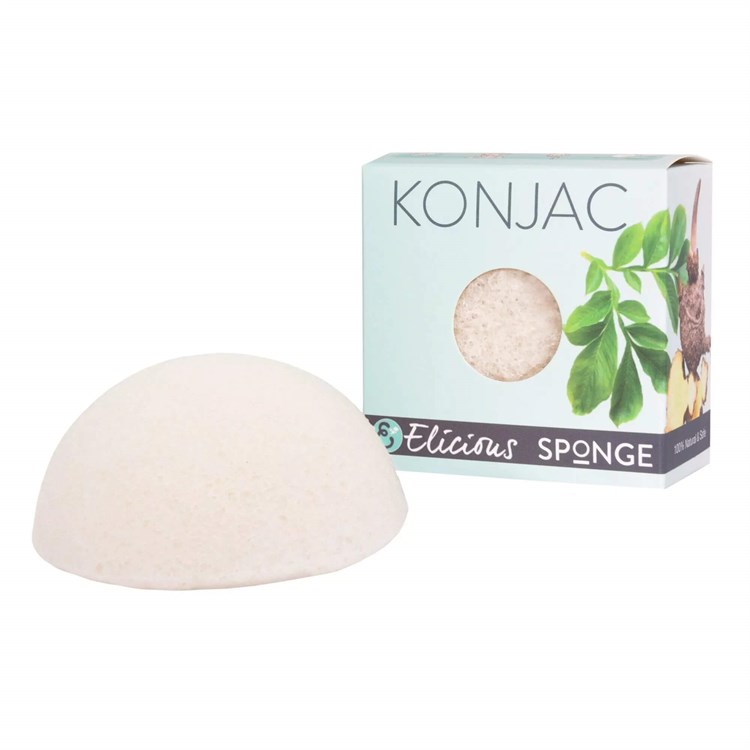 KONJAC SPONGE VISO - COLLAGENE Elicious Elicious