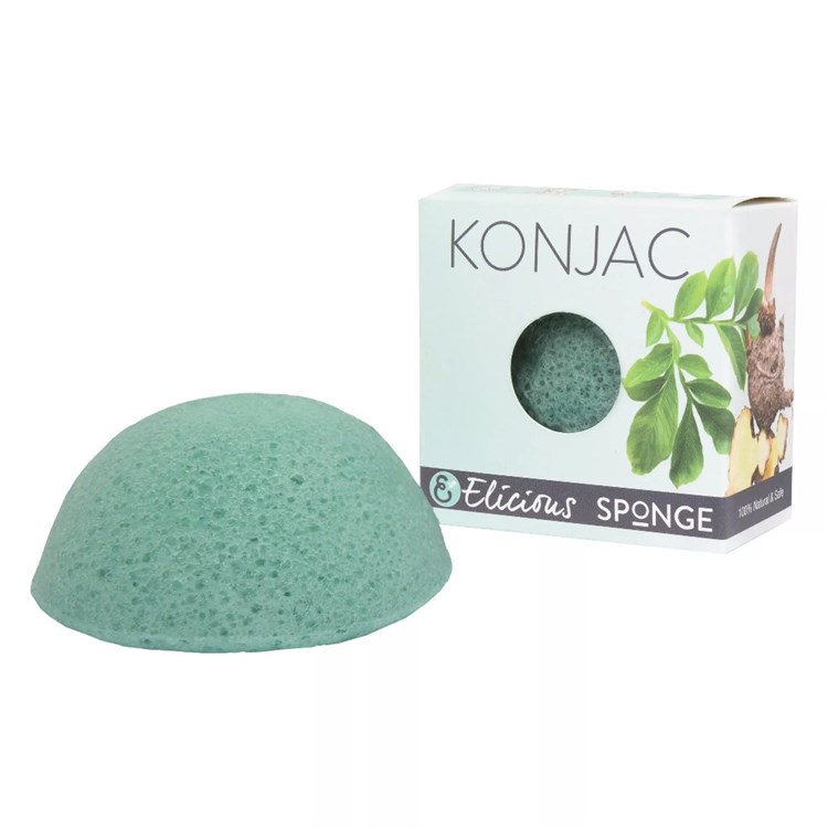 KONJAC SPONGE VISO - MENTA PIPERITA Elicious Elicious