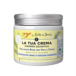 LA TUA CREMA  GINEPRO SELVATICO  VISO E CORPO Le Erbe di Janas