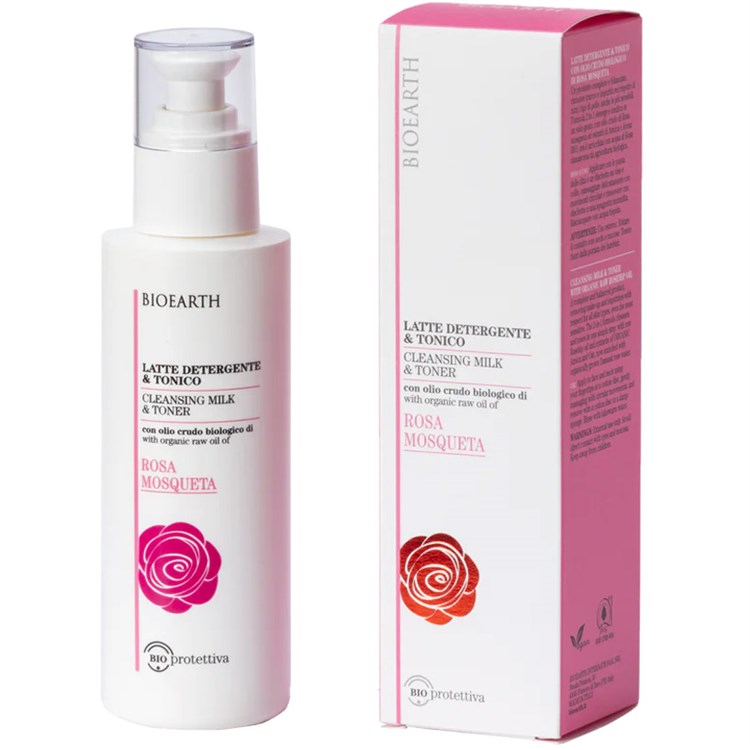 LATTE 2in1 DETERGENTE E TONICO ROSA MOSQUETA - BIOPROTETTIVA *Non più assortito *Non più assortito