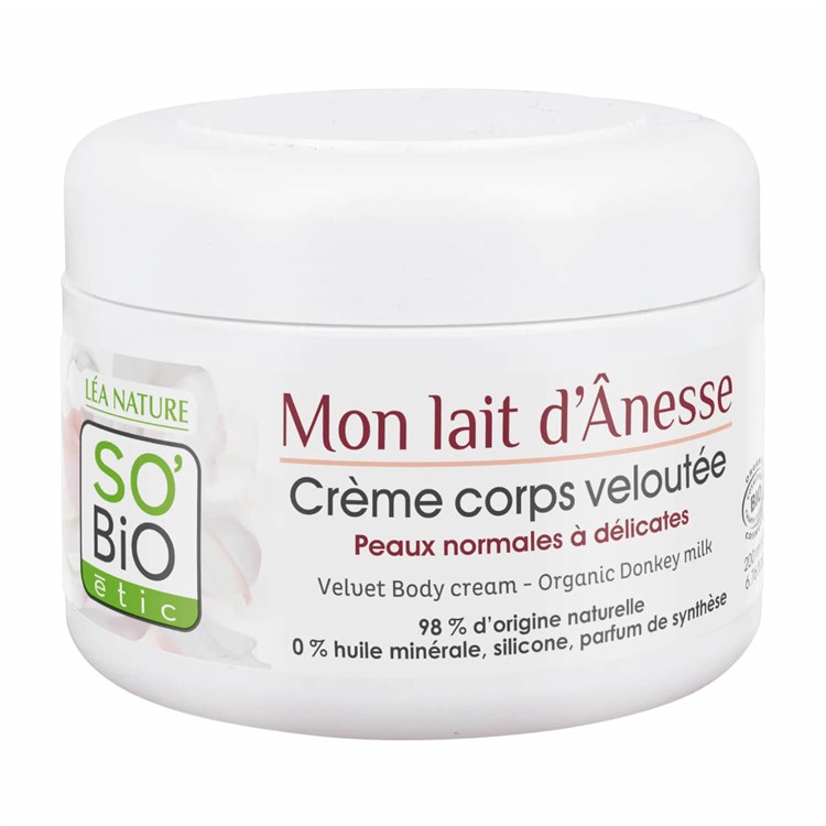 LATTE D'ASINA - CREMA CORPO VELLUTATA NUTRIENTE So'Bio étic So'Bio étic