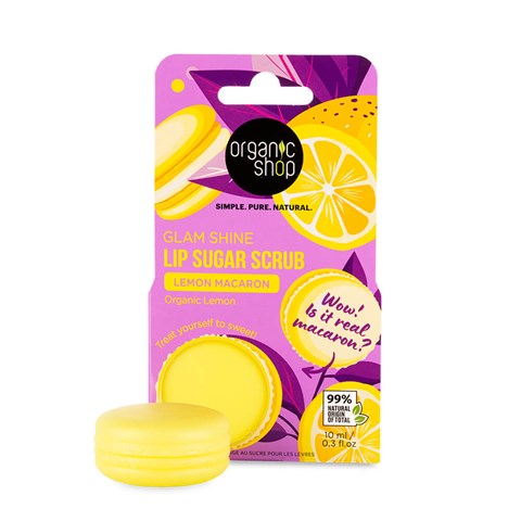 LIP SUGAR SCRUB "LEMON MACARON"