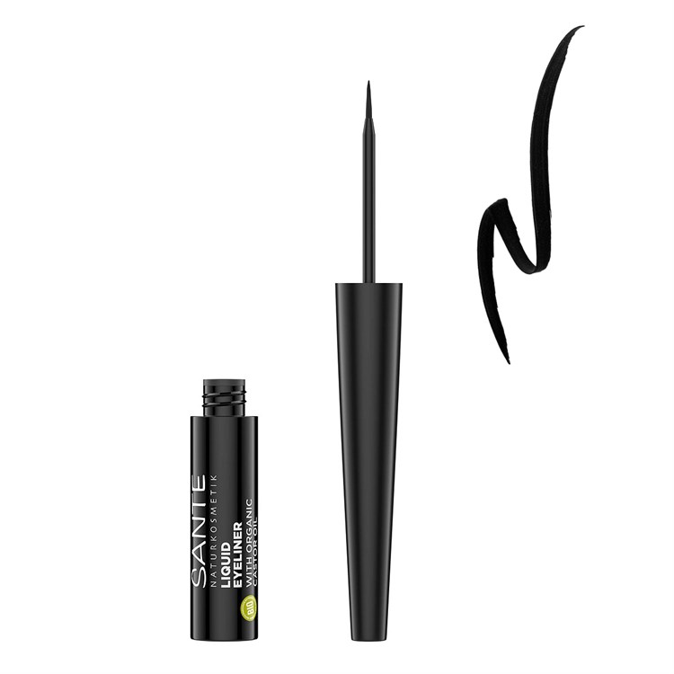 LIQUID EYELINER 01 BLACK Sante Sante