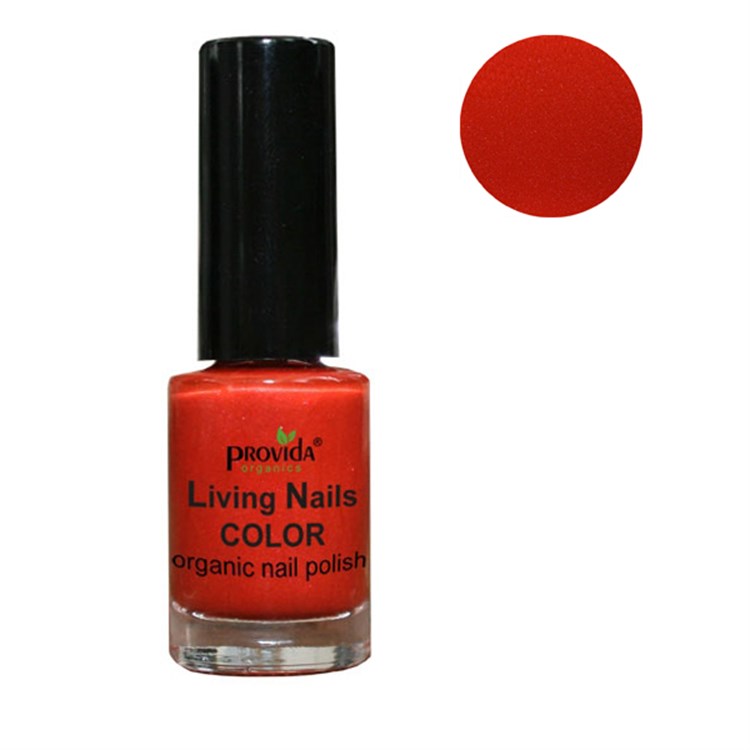 LIVING NAILS COLOR - 20 CORAL FIRE Provida Organics Provida Organics