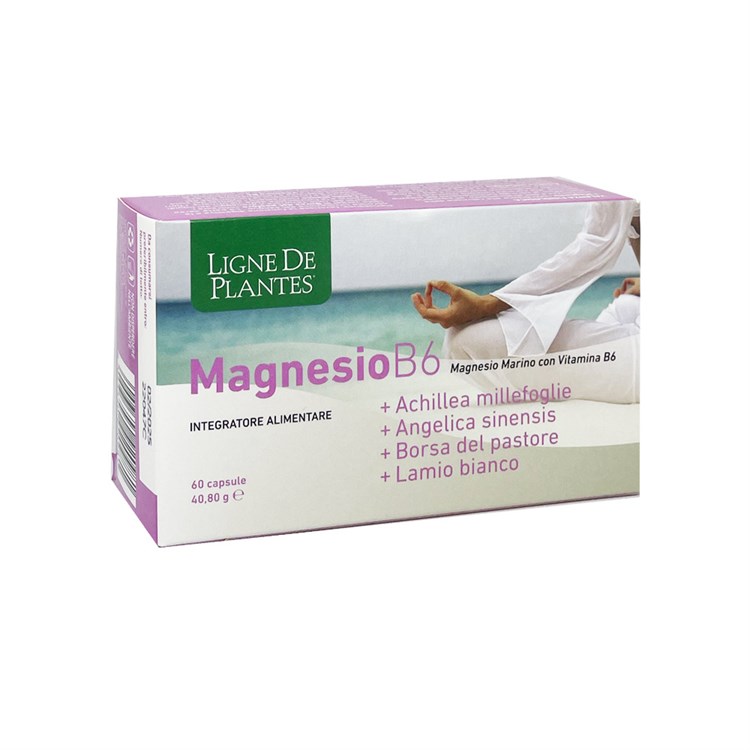 MAGNESIO B6 - ACHILLEA MILLEFOGLIE + ANGELICA - INTEGRATORE Ligne De Plantes Ligne De Plantes