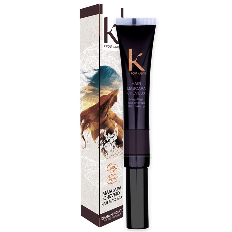 MASCARA PER CAPELLI - N.3 CASTANO SCURO K pour Karité K pour Karité