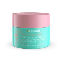 MASCHERA ARGILLA ROSA  PURIFICANTE E ASTRINGENTE  Nacomi