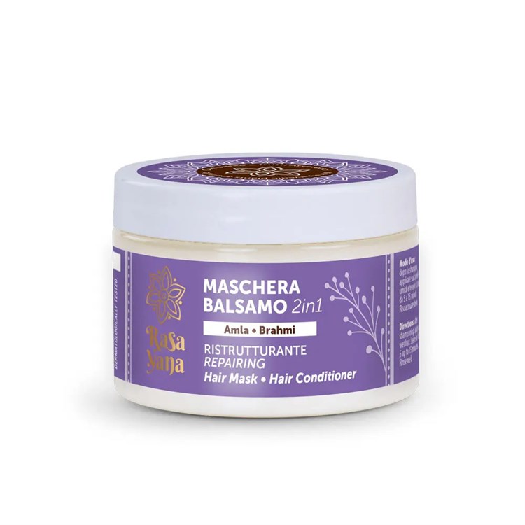 MASCHERA-BALSAMO RISTRUTTURANTE 2in1 Rasayana Rasayana