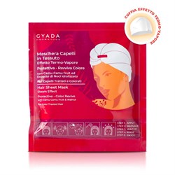 MASCHERA CAPELLI IN TESSUTO N.4 - PROTETTIVA E RAVVIVA COLORE Gyada Cosmetics