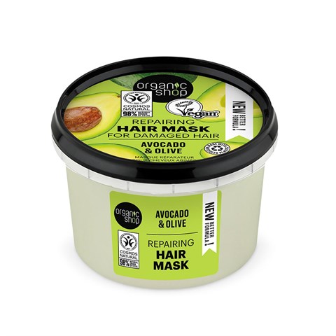 MASCHERA CAPELLI RIPARATRICE "AVOCADO e OLIVE"