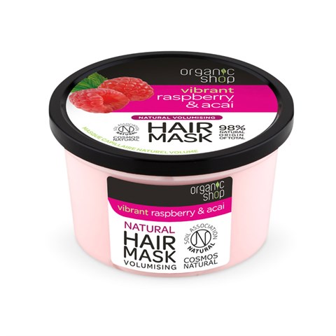 MASCHERA CAPELLI VOLUMIZZANTE "LAMPONE e ACAI"