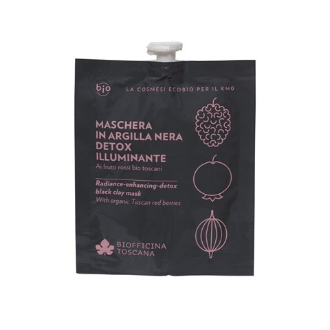 MASCHERA IN ARGILLA NERA DETOX - ILLUMINANTE