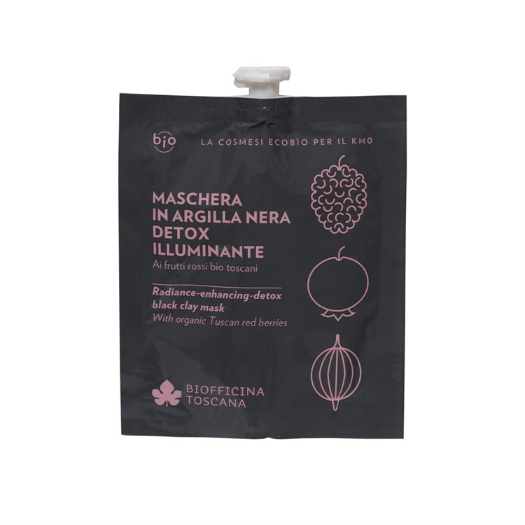 MASCHERA IN ARGILLA NERA DETOX - ILLUMINANTE Biofficina Toscana Biofficina Toscana