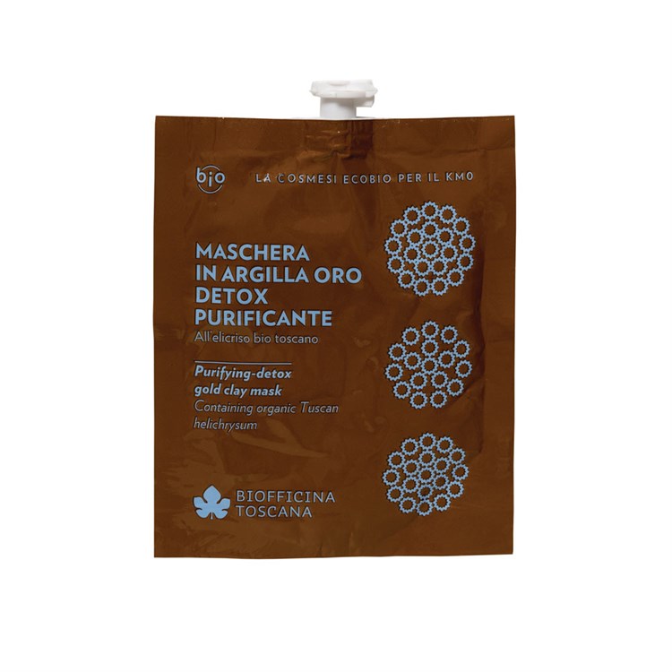 MASCHERA IN ARGILLA ORO DETOX - PURIFICANTE Biofficina Toscana Biofficina Toscana