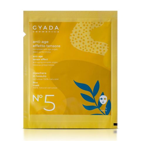Gyada Cosmetics MASCHERA IN TESSUTO N.5 - ANTI-AGE EFFETTO TENSORE Gyada Cosmetics