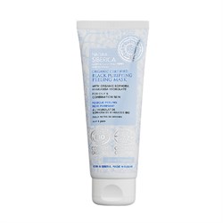 maschera peling nera purificante