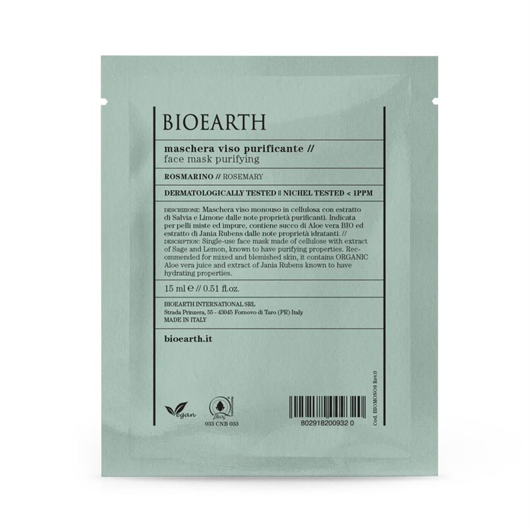 MASCHERA PURIFICANTE Bioearth Bioearth