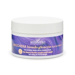 MASCHERA TONALIZZANTE  CAPELLI BIONDO GHIACCIO  MaterNatura