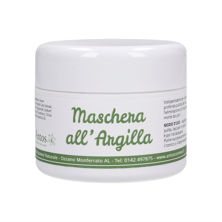 MASCHERA VISO ALL'ARGILLA Antos Antos