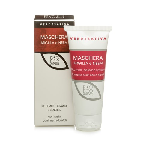 MASCHERA VISO ARGILLA & NEEM