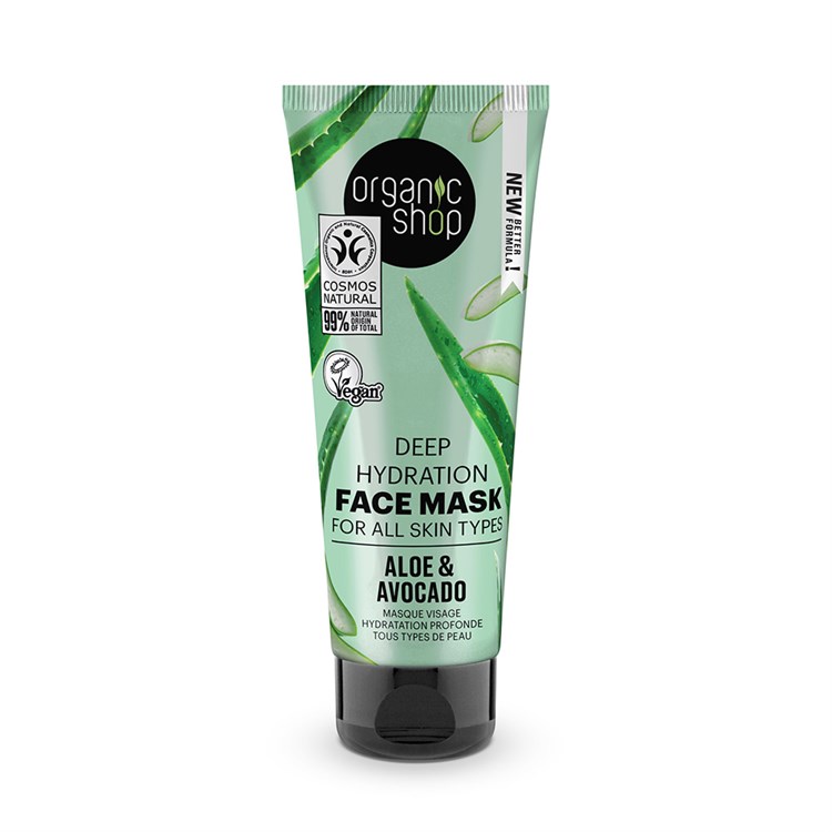 ALOE & AVOCADO - MASCHERA VISO IDRATAZIONE PROFONDA Organic Shop Organic Shop