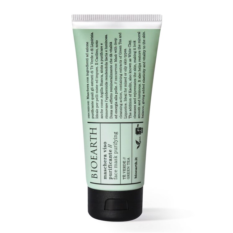 MASCHERA VISO PURIFICANTE THÈ VERDE Bioearth Bioearth