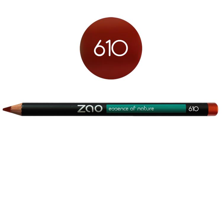 MATITA LABBRA 610 ROSSO RAMATO zZao make up zZao make up