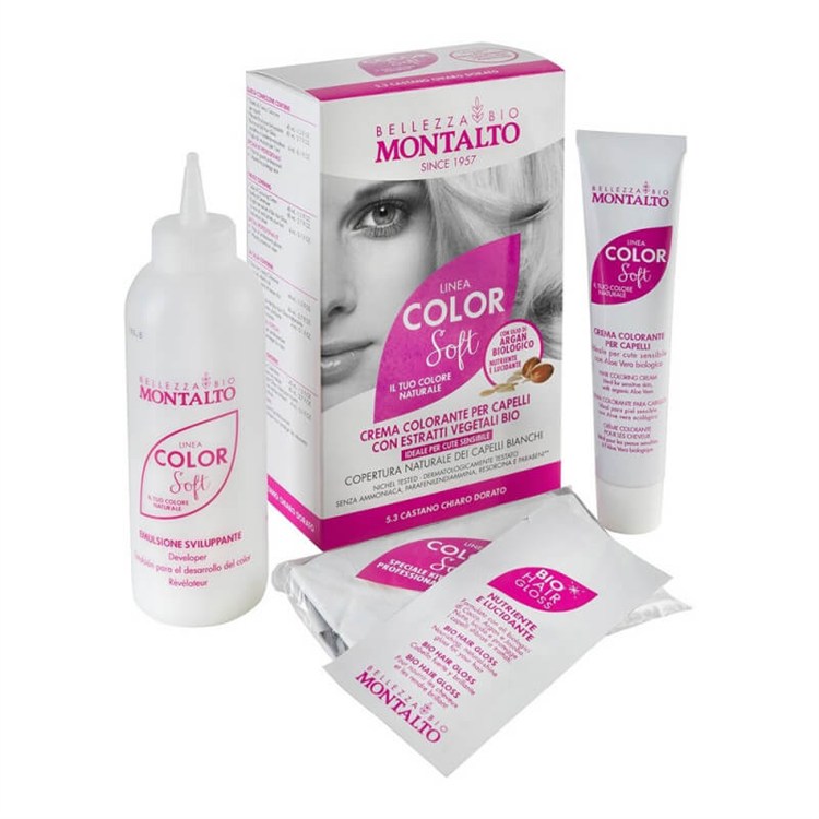 LINEA COLOR SOFT - CREMA COLORANTE 4.5 CASTANO MOGANO Montalto Montalto