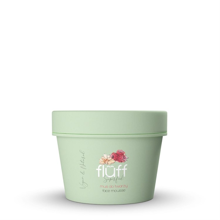 MOUSSE DETERGENTE VISO ALLE MANDORLE E LAMPONI Fluff Fluff
