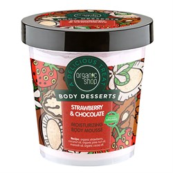 mousse idratante strawberry chocolate body dessert