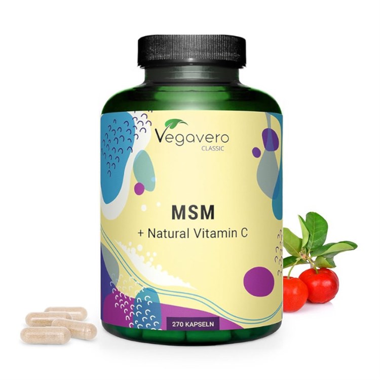 MSM + VITAMINA C - INTEGRATORE Vegavero Vegavero