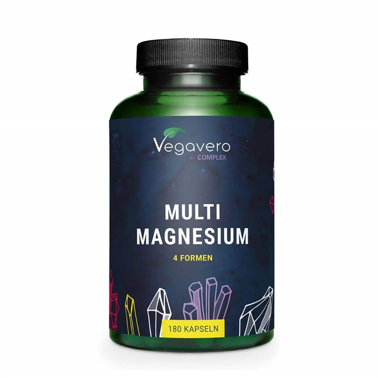 MULTI-MAGNESIUM - INTEGRATORE DI 4 FORME DI MAGNESIO Vegavero Vegavero