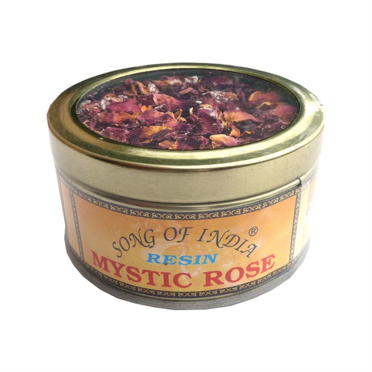 MYSTIC ROSE - INCENSO IN RESINA - SONG OF INDIA *Non più assortito *Non più assortito