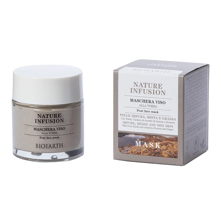 NATURE INFUSION - MASCHERA VISO ALLA TORBA *Non più assortito *Non più assortito