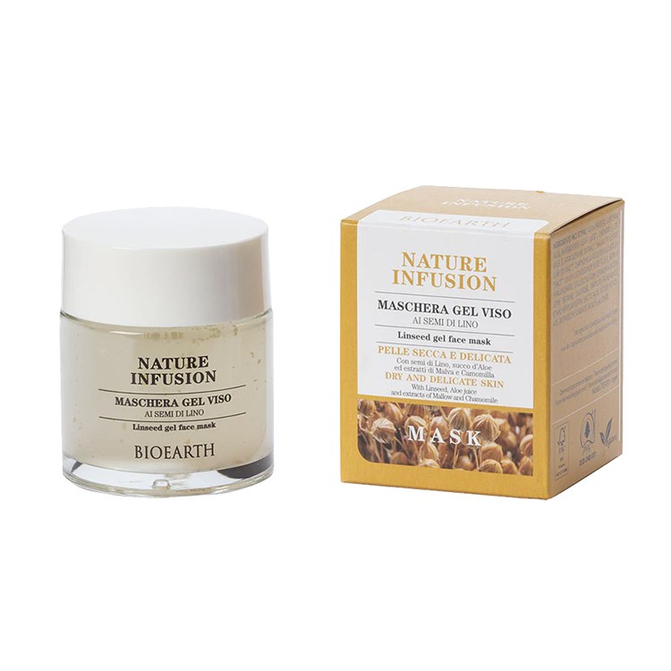 NATURE INFUSION - MASCHERA GEL VISO AI SEMI DI LINO *Non più assortito *Non più assortito