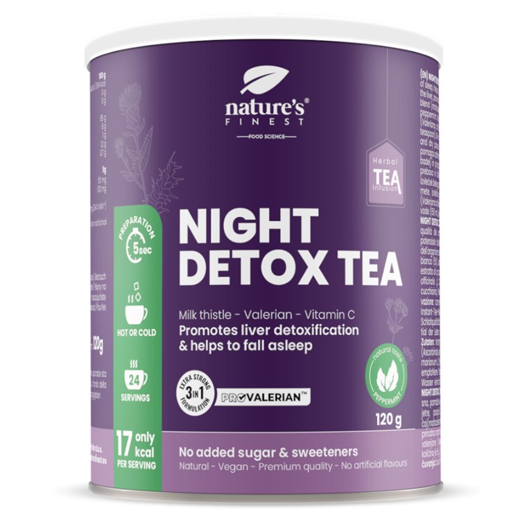 NIGHT DETOX TEA - THE ISTANTANEO SONNO E DISINTOSSICAZIONE Nature's finest Nature's finest