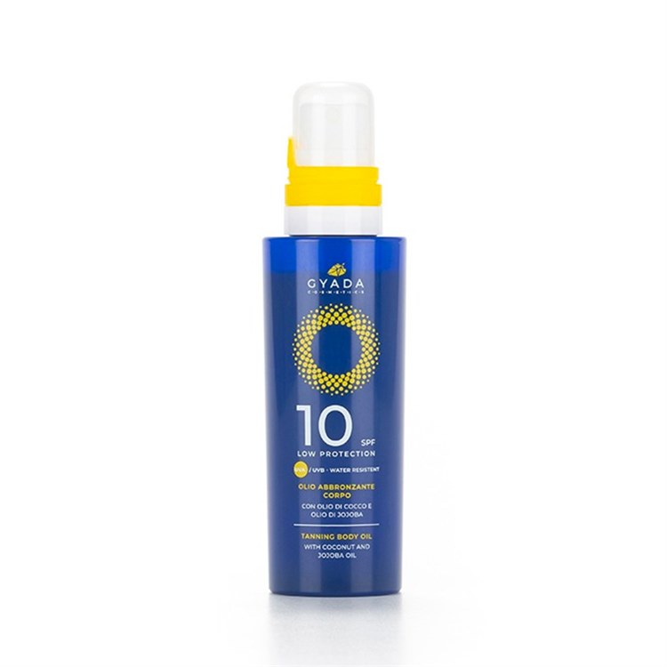 OLIO ABBRONZANTE CORPO SPF 10 Gyada Cosmetics Gyada Cosmetics