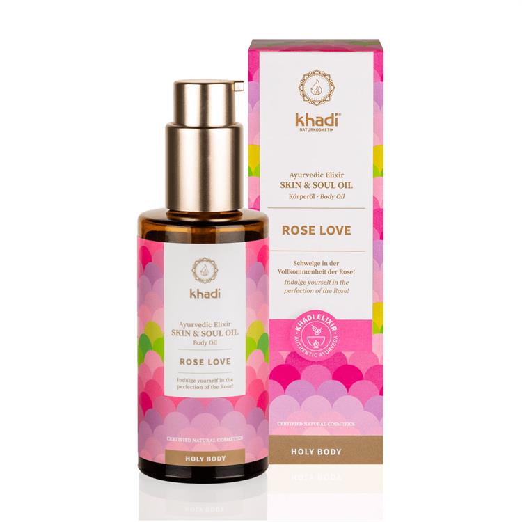 ROSE LOVE - OLIO AYURVEDICO SKIN & SOUL zzz Khadi zzz Khadi