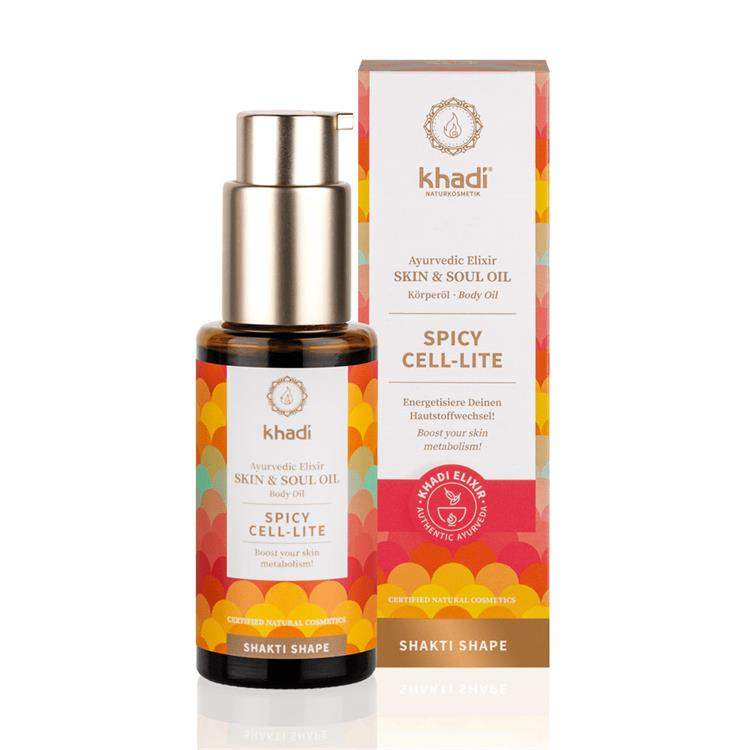 SPICY CELL-LITE - OLIO AYURVEDICO SKIN & SOUL zzz Khadi zzz Khadi