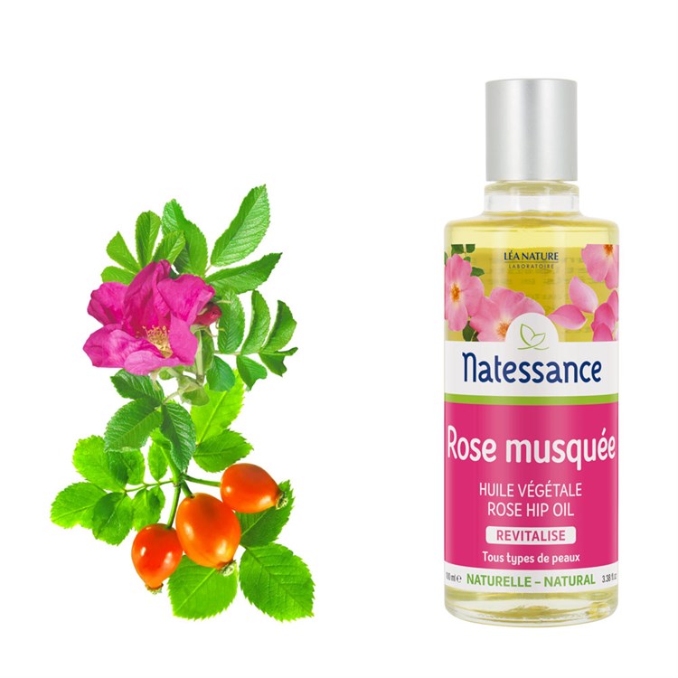 OLIO DI ROSA MOSQUETA IN MANDORLA DOLCE Natessance Natessance