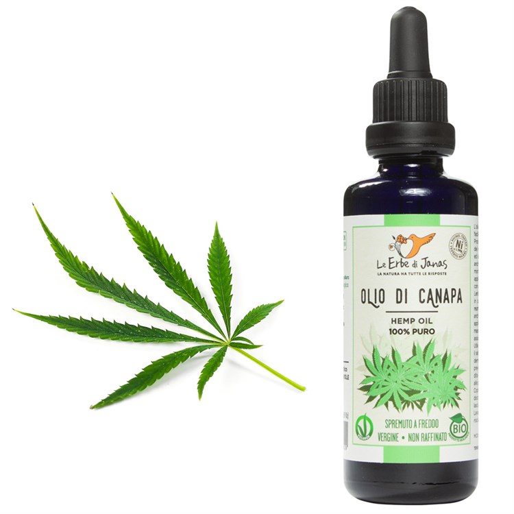 OLIO DI SEMI DI CANAPA - BIO Le Erbe di Janas Le Erbe di Janas