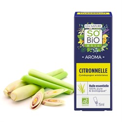 OLIO ESSENZIALE DI CITRONELLA So'Bio étic