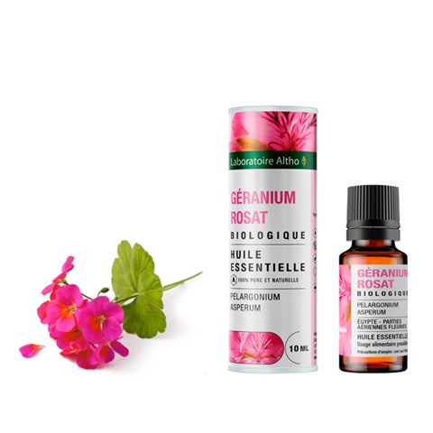 OLIO ESSENZIALE DI GERANIO ROSA - BIO