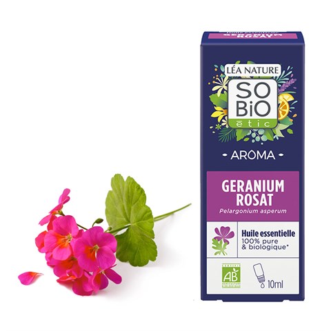 OLIO ESSENZIALE DI GERANIO ROSA - BIO