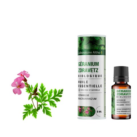 OLIO ESSENZIALE DI GERANIO ZDRAVETS - BIO