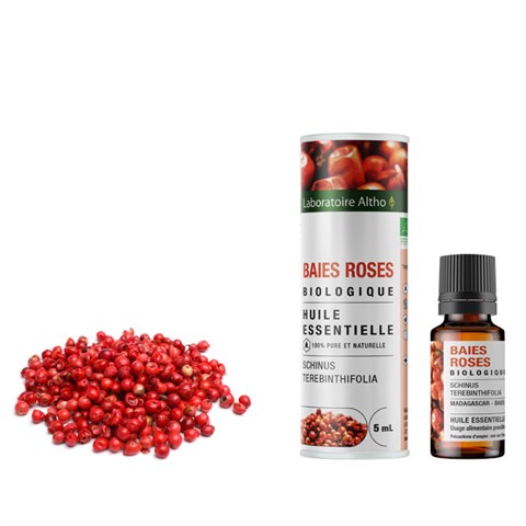 OLIO ESSENZIALE DI PEPE ROSA - BIO