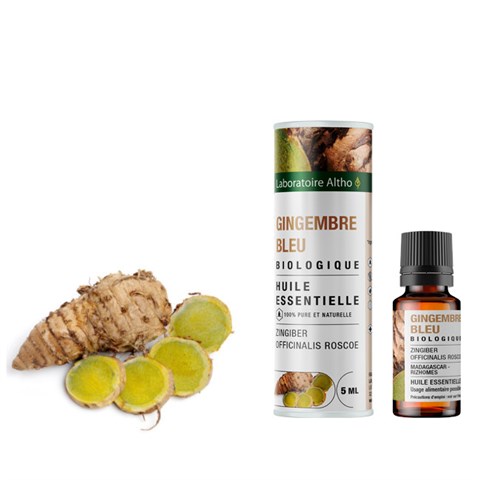 OLIO ESSENZIALE DI ZENZERO BLU - BIO