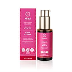 OLIO PER CAPELLI AYURVEDICO  ROSE REPAIR  Khadi