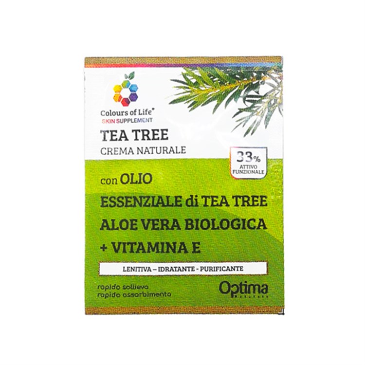 <span>Optima Naturals</span><br>Crema eudermica - Tea tree<br><small>5 ml</small>  